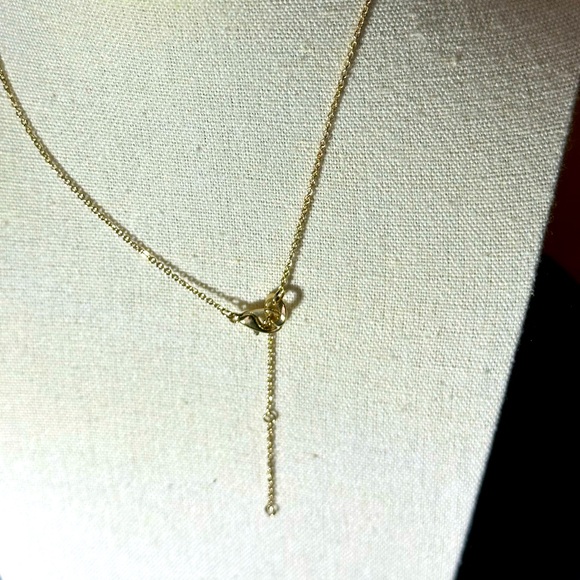 Crown & Ivy Faux Pearl & Pineapple Charm Necklace - Picture 2 of 2